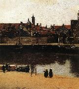 VERMEER VAN DELFT, Jan View of Delft (detail) wt China oil painting reproduction